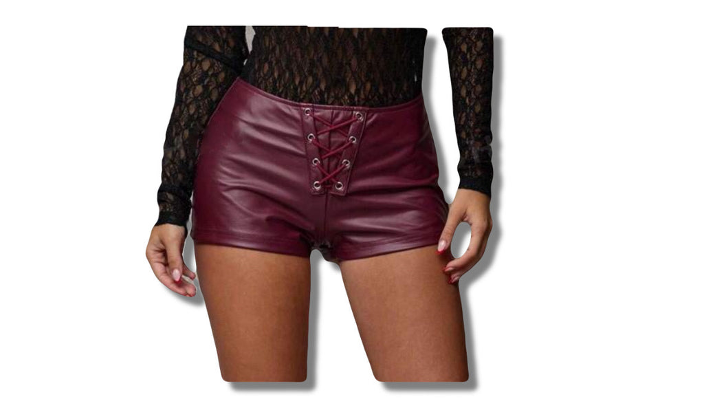 Short eco cuero WINE