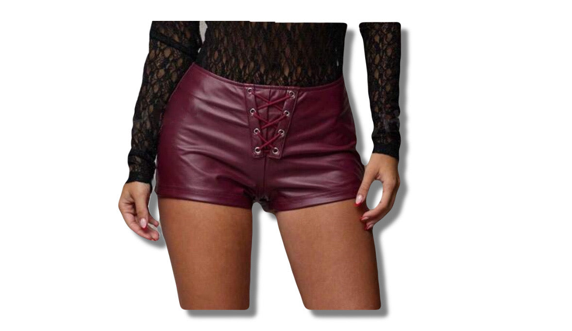 Short eco cuero WINE