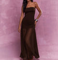 Adela dress chocolate