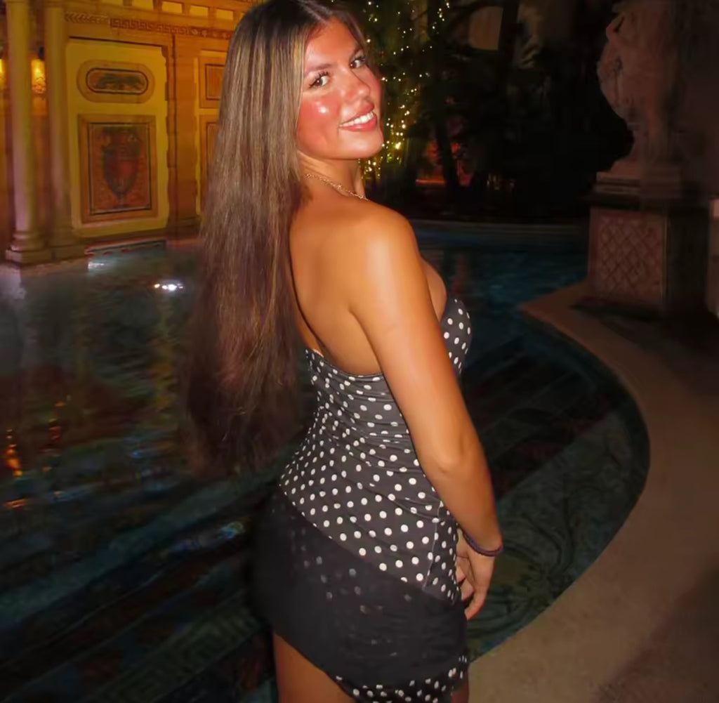 Dotty dress