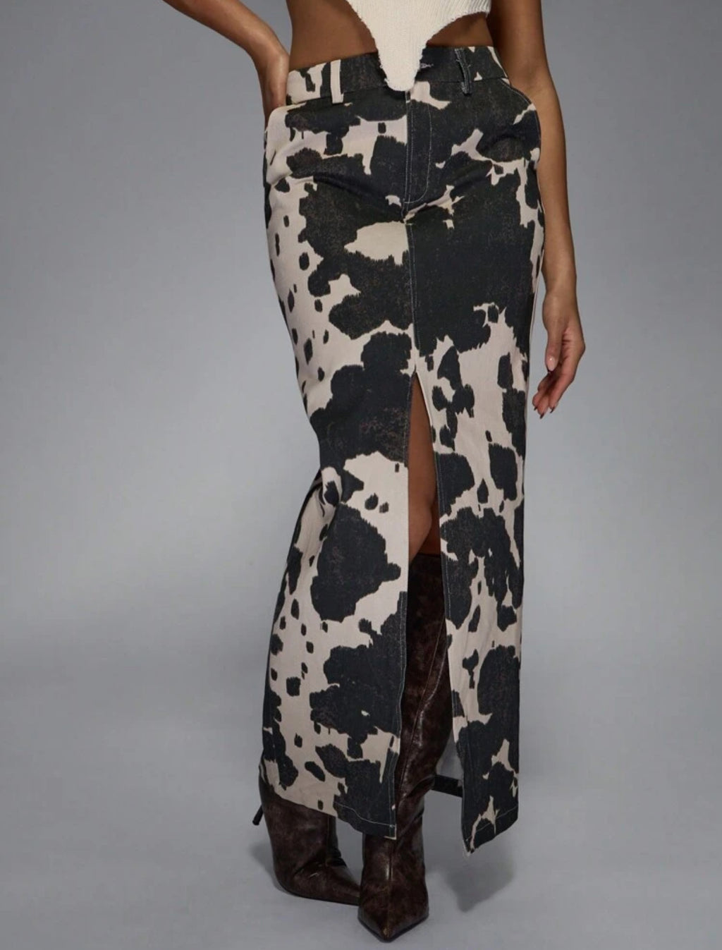 Falda larga COW
