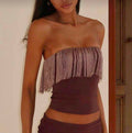 Martella strapless top