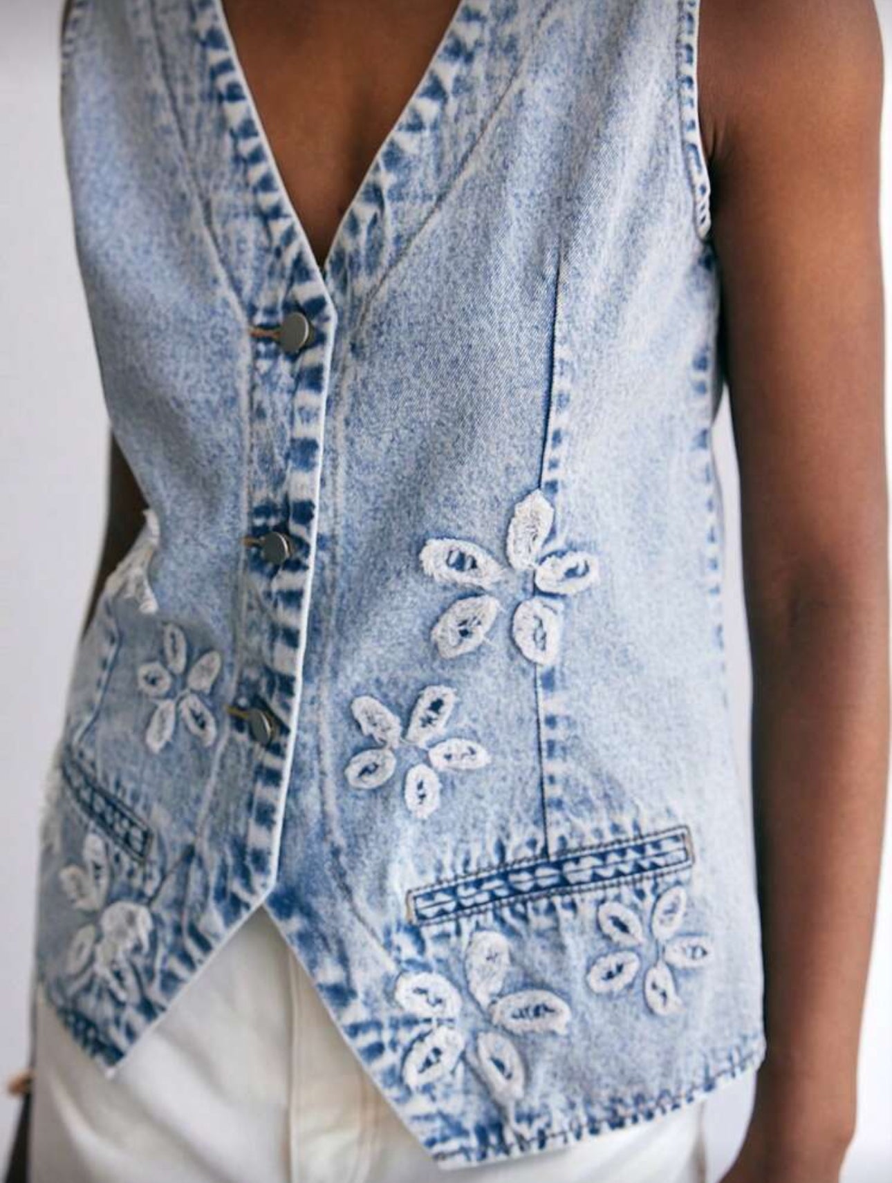 Chaleco Primavera denim