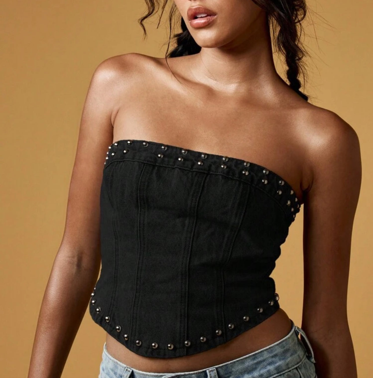 Top kesha denim