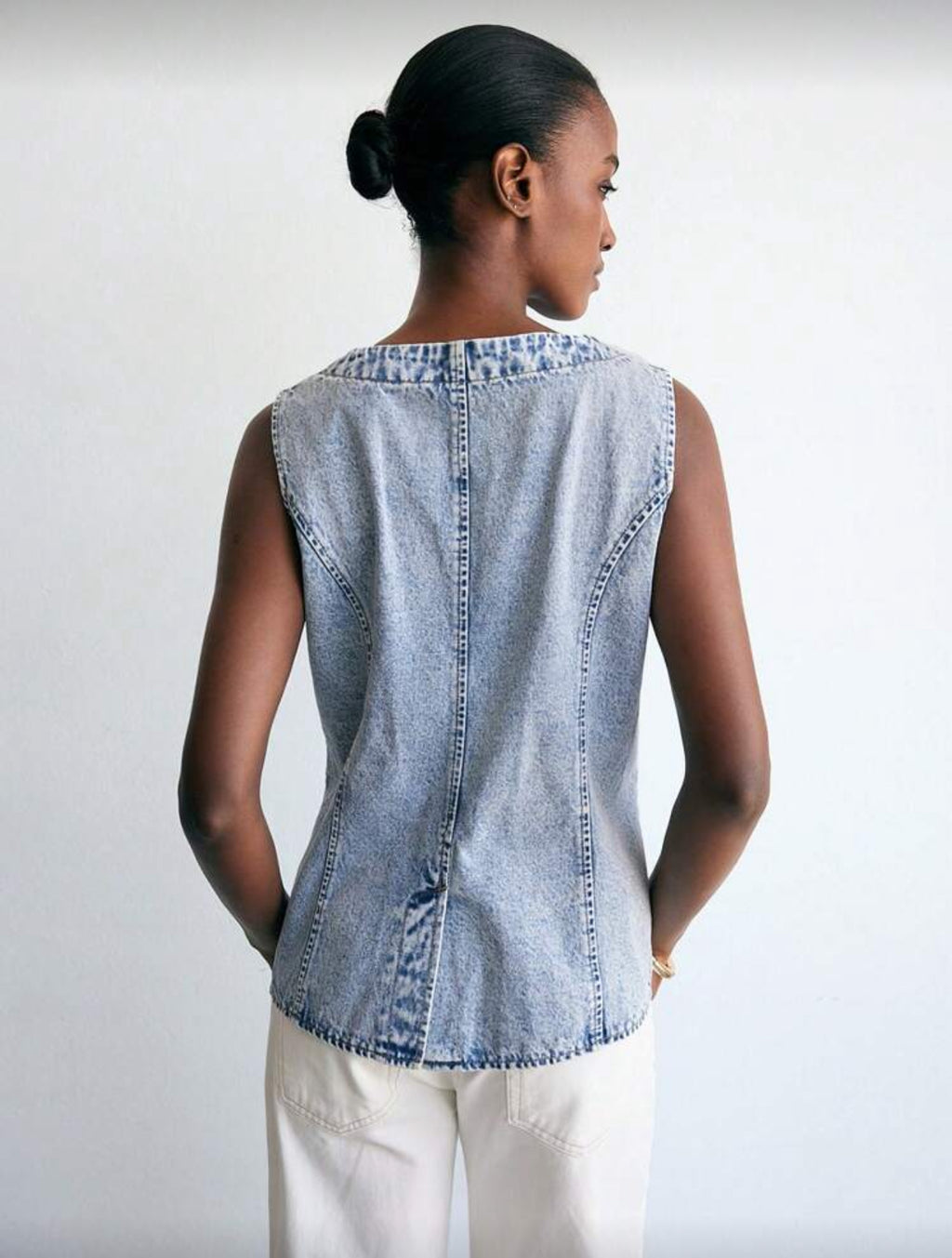 Chaleco Primavera denim