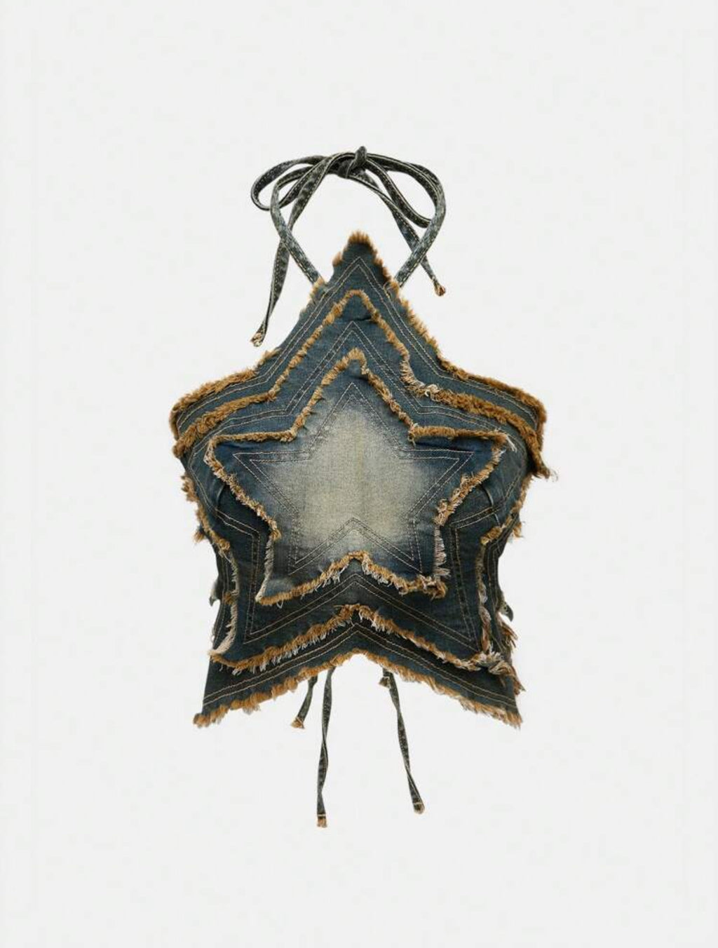 Top estrella denim