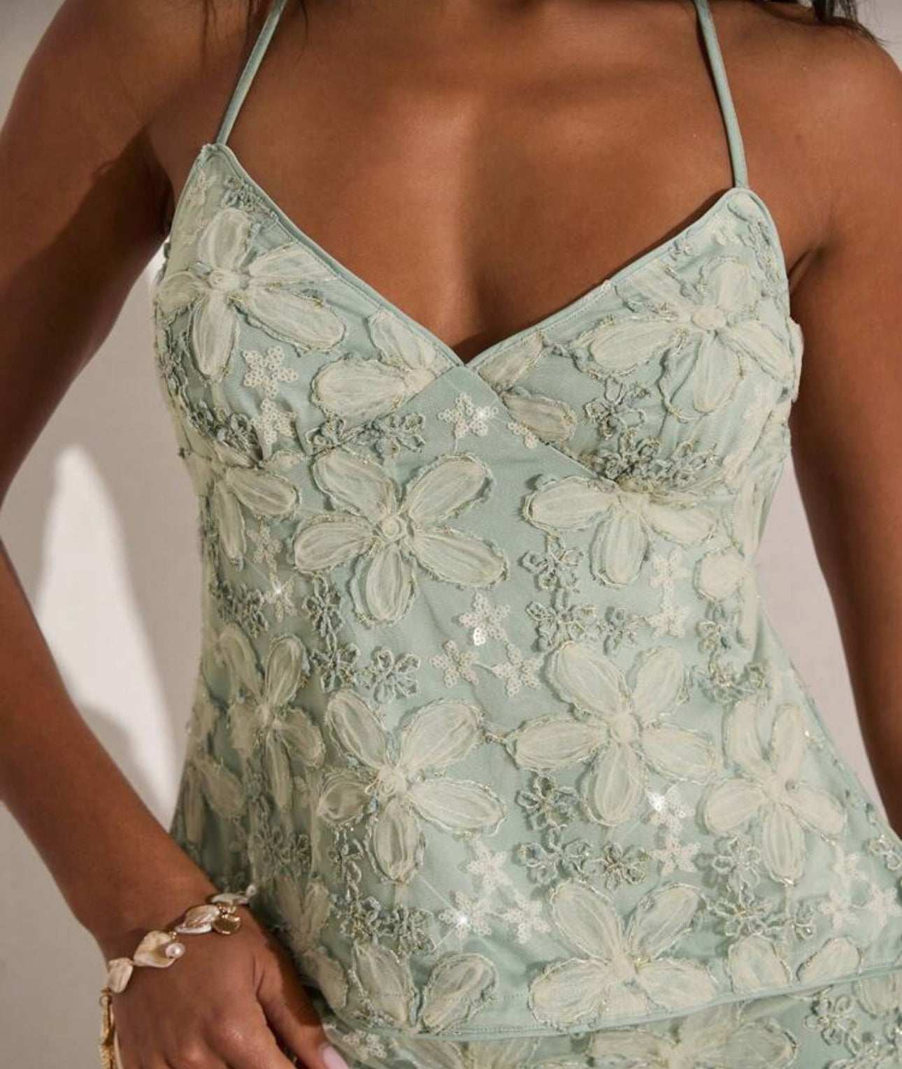 Top Flora bordado