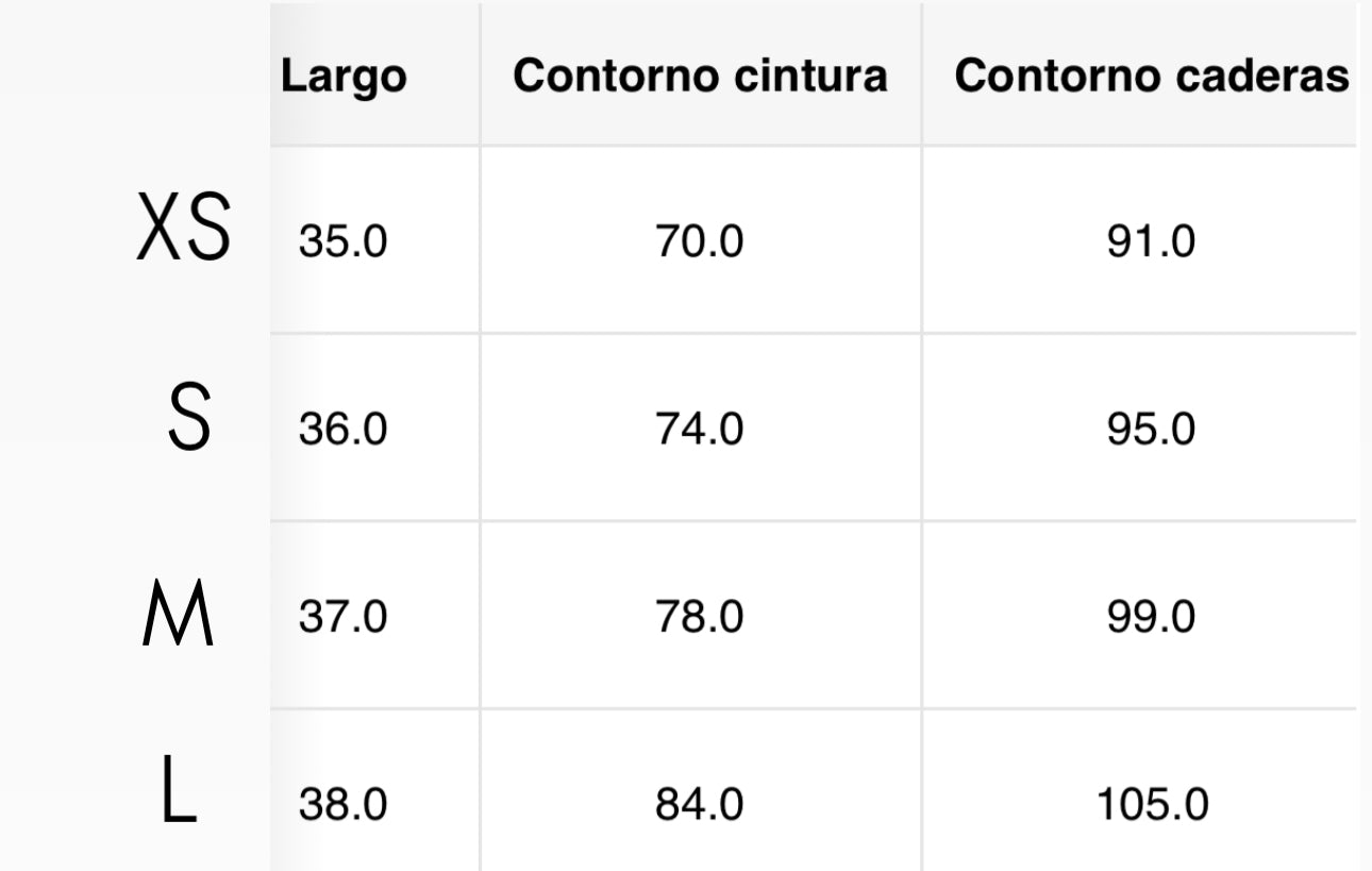 Falda Bahamas bordada
