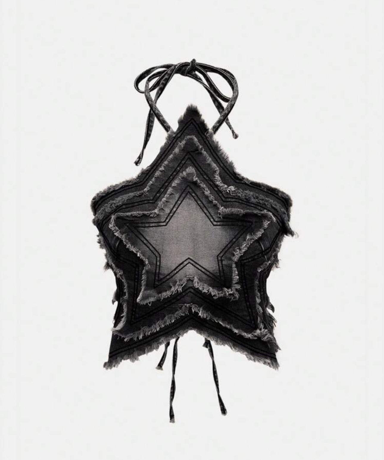Top estrella denim
