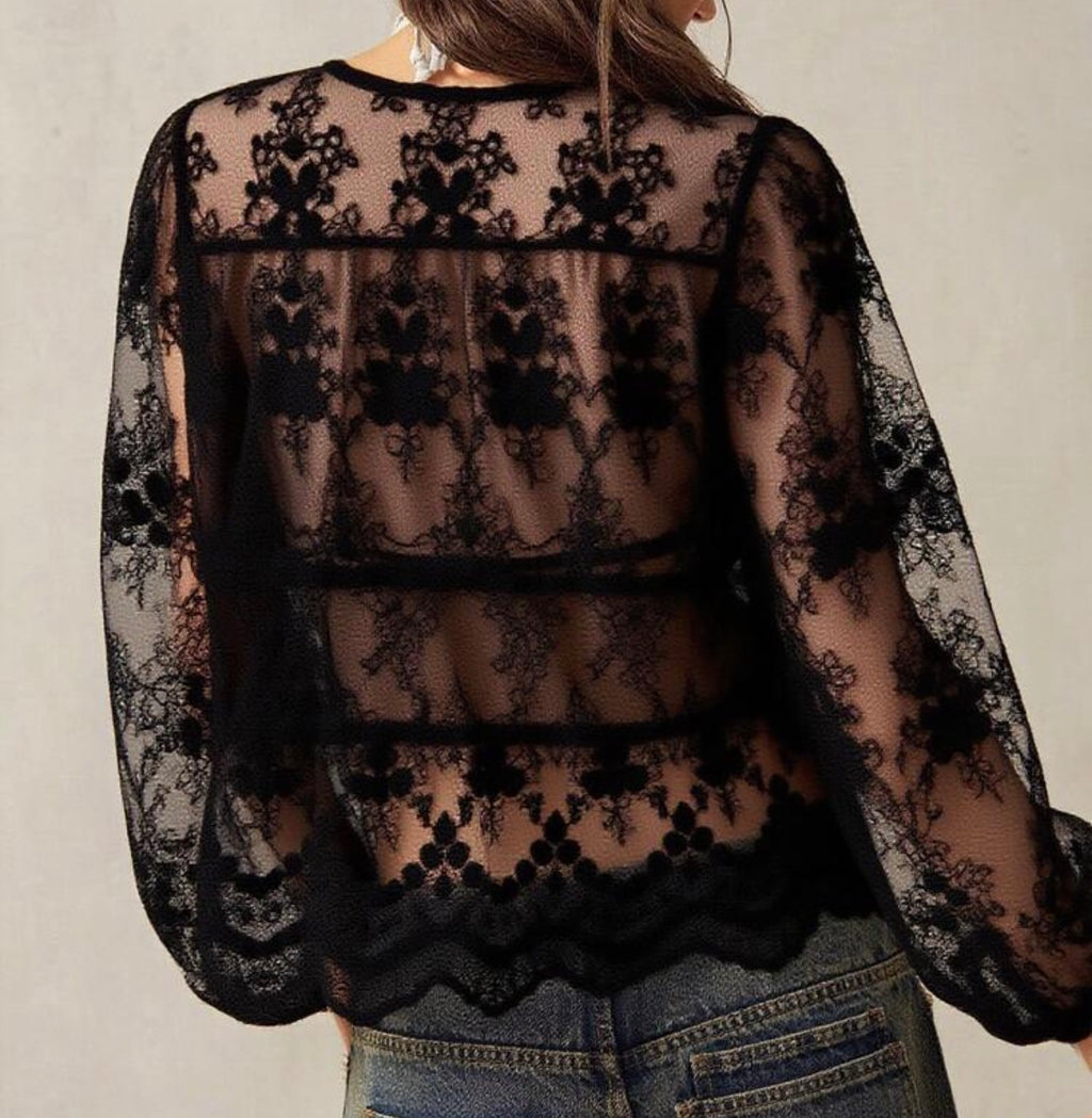 Camisa de encaje Nina