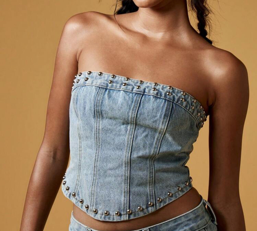Top kesha denim