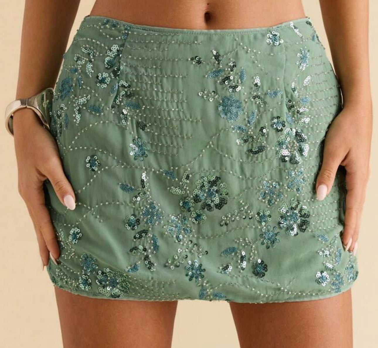 Falda Bahamas bordada