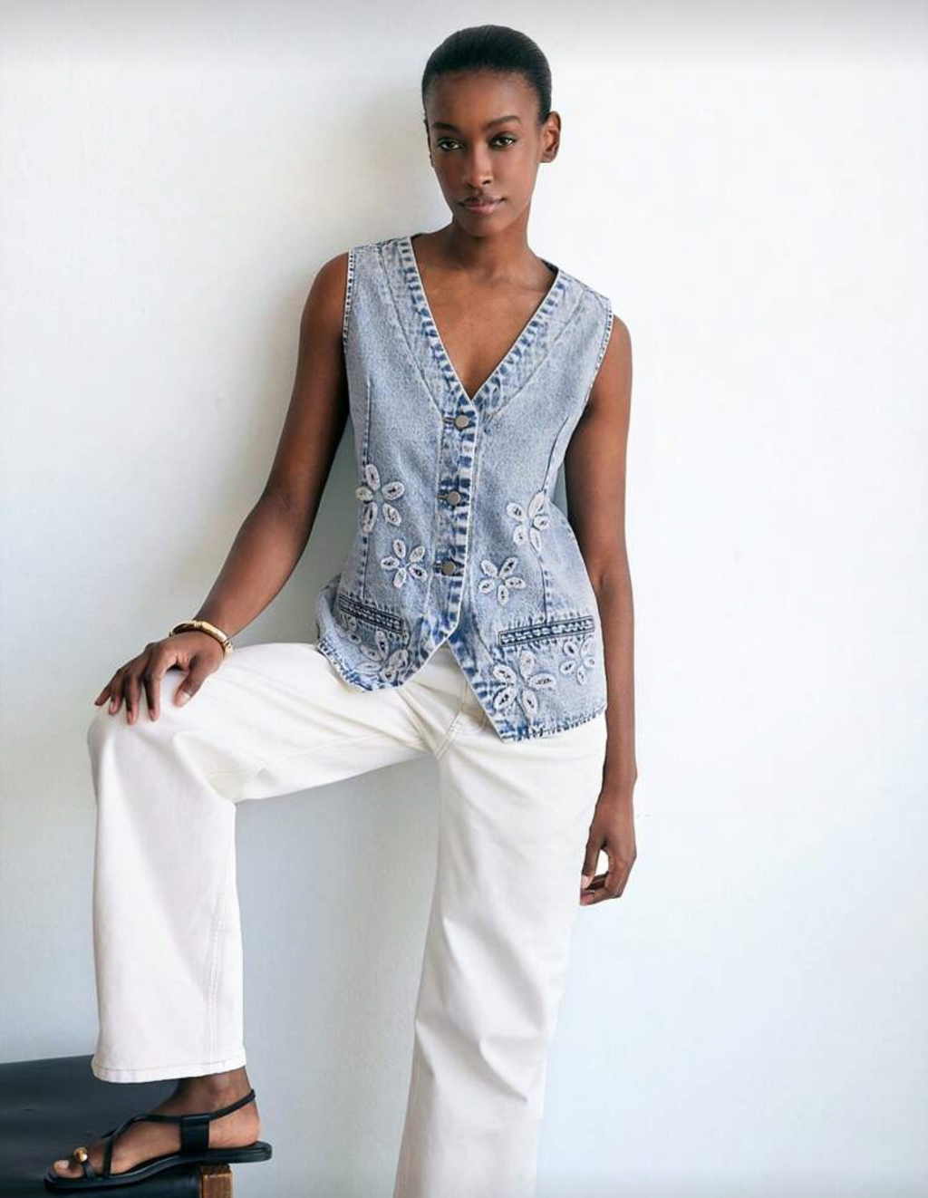 Chaleco Primavera denim