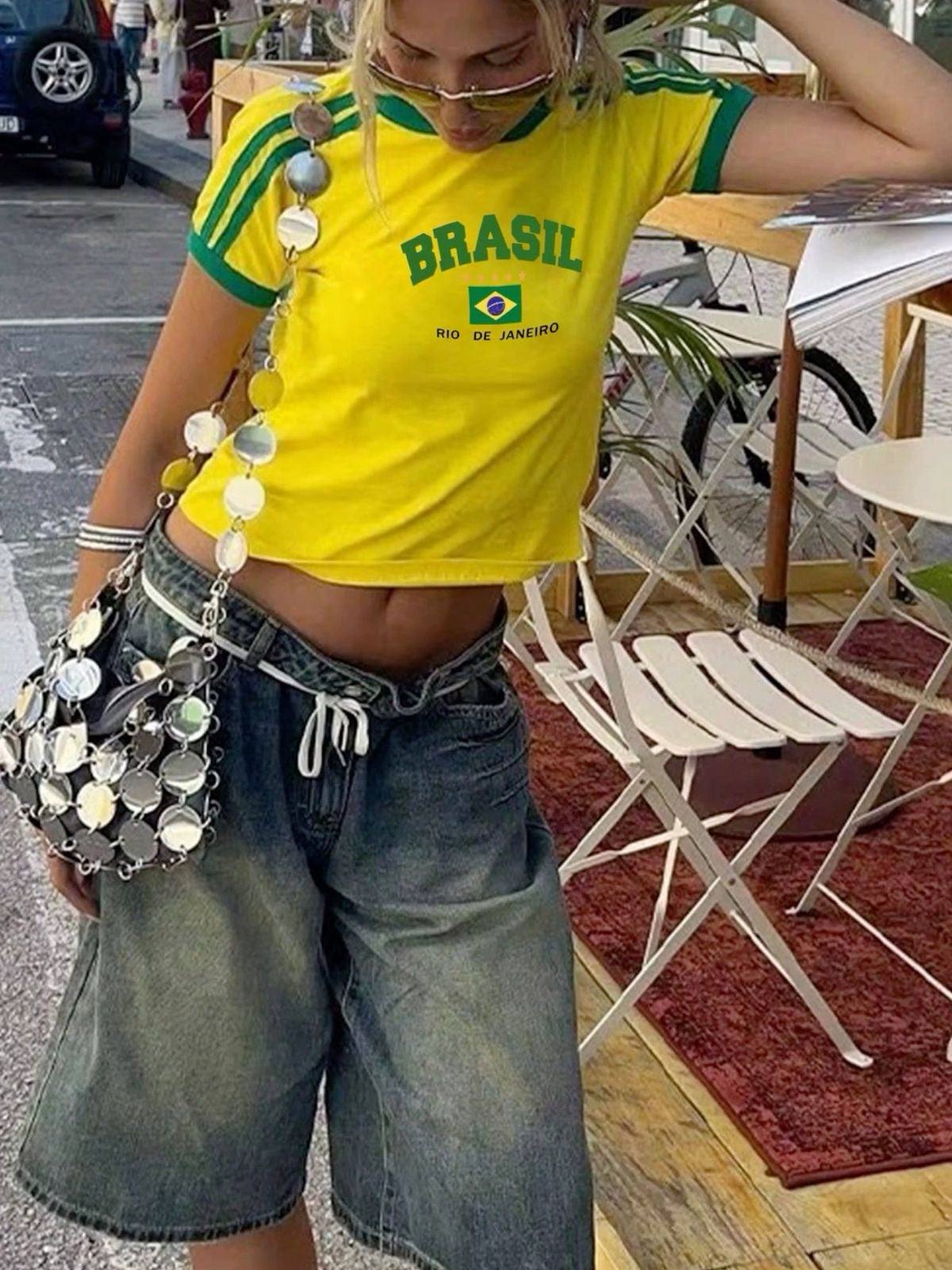 Brasil tee (amarillo)